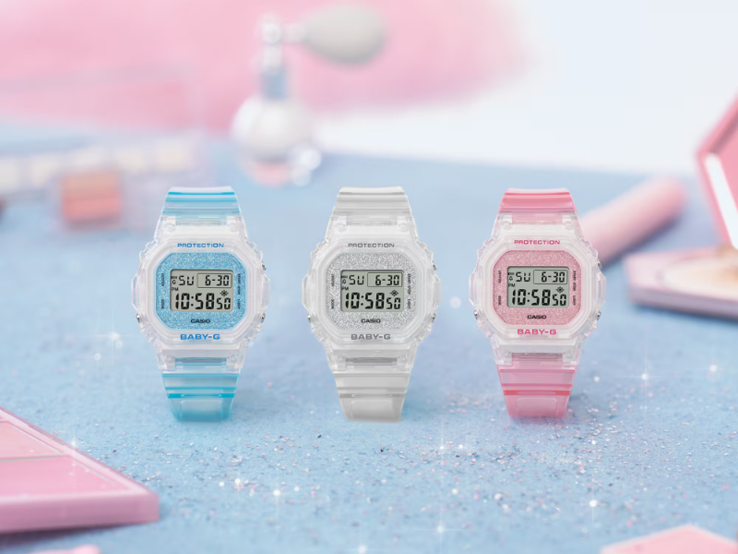 Od lewej do prawej: zegarki Casio G-Shock BGD565GC-2, BGD565GC-7 i BGD565GC-4. (Źródło zdjęcia: Casio)