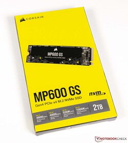 Corsair MP600 GS 2TB, dostarczony przez Corsair Niemcy