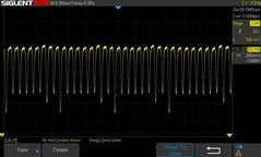 100% jasności: 60 Hz PWM (częstotliwość odświeżania 60 Hz)