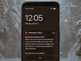 Alert alarmowy Starlink Mobile