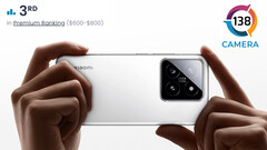Xiaomi 14 osiąga dobre wyniki w segmencie premium DxOMark (źródło obrazu: Xiaomi i DxOMark [edytowane])