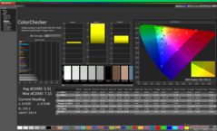 ColorChecker przed kalibracją (sRGB)