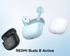 Redmi Buds 8 Active posiada certyfikat IP54 chroniący przed pyłem i wodą.