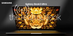 Rzekomy Samsung Galaxy Book 3 Ultra. (Źródło obrazu: TheTechOutlook)