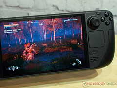 Handheld Valve Steam Deck z wyświetlaczem OLED. (Źródło obrazu: Notebookcheck)