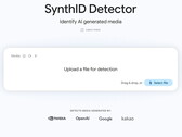 Strona internetowa Google SynthID Detector