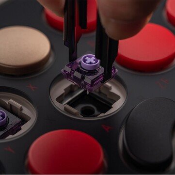 Zestaw aktualizacyjny 8BitDo do kontrolera Arcade zawiera 16 przełączników liniowych Kailh Purple Glede