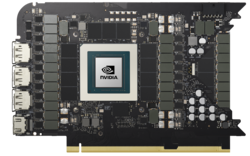 Płytka referencyjna RTX 4090 FE z procesorem graficznym AD102. (Image: Nvidia)