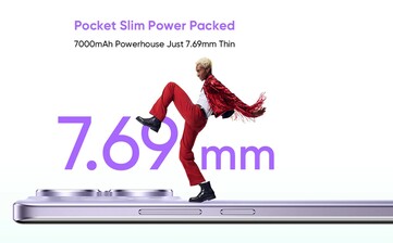 Realme 15 Pro będzie praktycznie tak cienki jak jego poprzednik, nawet przy większej pojemności baterii. (Źródło zdjęcia: Realme)