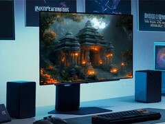 UltraGear OLED 27GX700A ma antyodblaskowe wykończenie zamiast błyszczących odpowiedników, które można znaleźć w innych najnowszych monitorach do gier opartych na technologii WOLED. (Źródło zdjęcia: LG)