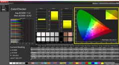 CalMAN ColorChecker (profil: natywny)