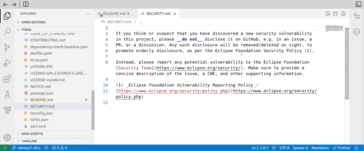 Demo otwierania dodatkowych okien w edytorze kodu (Obraz: EclipseSource).