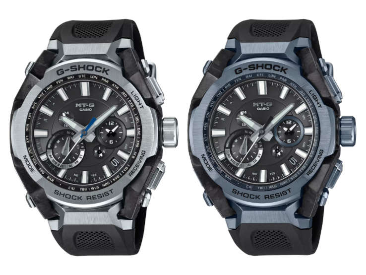 Casio MTG-B4000-1A (po lewej) i MTG-B4000-1A2 (po prawej). (Źródło zdjęcia: Casio)