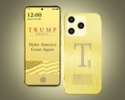 Telefon Trump T1 był reklamowany przy użyciu tego zdjęcia, ale rzeczywisty produkt może wyglądać zupełnie inaczej.