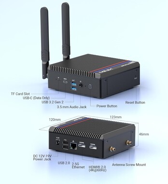 Z150-0dB posiada pasywny system chłodzenia (źródło obrazu: Minix)