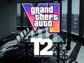 Sala konferencyjna z logo GTA 6 i Take Two Interactive
