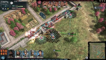 Zrzut ekranu z rozgrywki z gry „Heroes' Vow: Three Kingdoms 1”