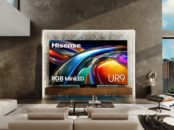 Telewizor Hisense UR9 RGB MiniLED (źródło zdjęcia: Hisense)