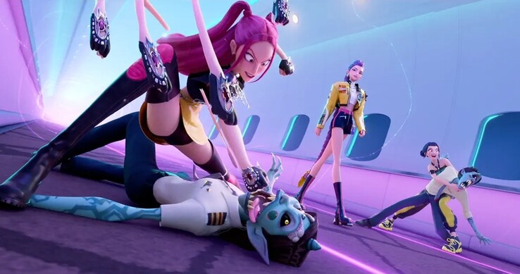 Animacja w K-Pop Demon Hunters przesunęła granice w 2025 roku, łącząc styl 2D z głębią środowisk 3D (źródło obrazu - Netflix)