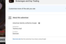 Wystarczy jedno spojrzenie na pole "O tym reklamodawcy", aby zorientować się, że coś jest nie tak. (Źródło obrazu: Zrzut ekranu - YouTube / Notebookcheck)
