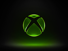 Logo Xbox na ciemnym tle