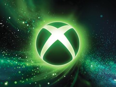 Baner przedstawiający świecące logo Xbox