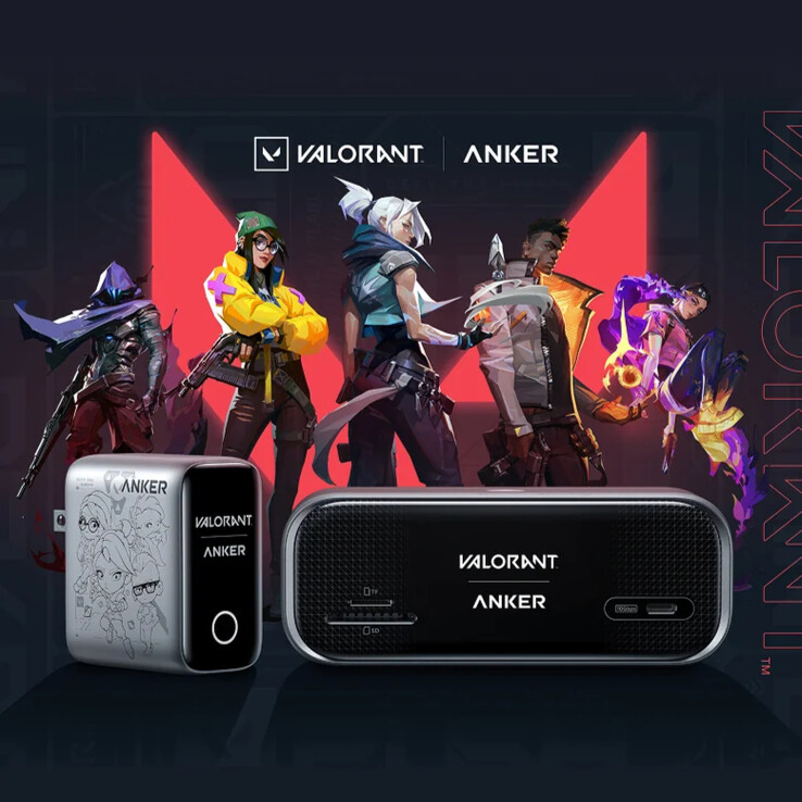 Oficjalna współpraca Anker X Riot Games z motywem agentów z gry Valorant