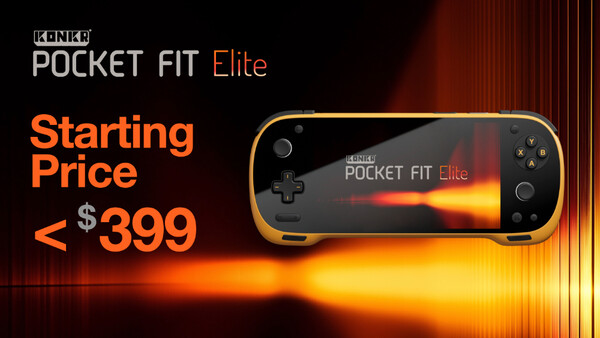 Konkr Pocket Fit Elite będzie miał cenę początkową poniżej 400 USD (źródło obrazu: Ayaneo)
