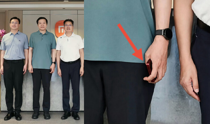 Lei Jun trzyma w ręku urządzenie, które prawdopodobnie jest modelem Xiaomi 18 Fold