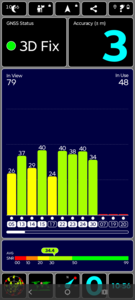 Test GPS na zewnątrz
