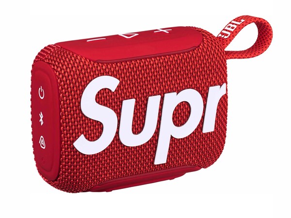 Model Supreme JBL Go 5 posiada białe przyciski.