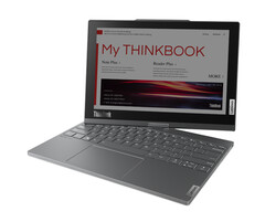 ThinkBook Plus Twist ma konstrukcję unibody CNC i kolorystykę Storm Grey. (Źródło zdjęć: Lenovo)