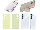 Proszę spojrzeć na kilka oficjalnych wzorów etui Samsunga dla Galaxy A35 i Galaxy A55. (Źródło obrazu: Appuals - edytowane)