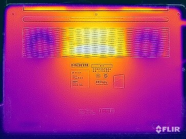 Test naprężeń temperatury powierzchni (spód)