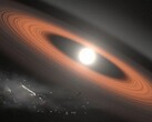 Renderowanie białego karła połykającego swój układ planetarny (źródło zdjęcia: NASA)