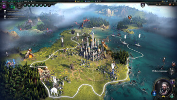 Obraz przedstawiający mapę w grze Age of Wonders 4.