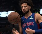 DLSS 5 z włączonym renderowaniem neuronowym w grze NBA 2K27.