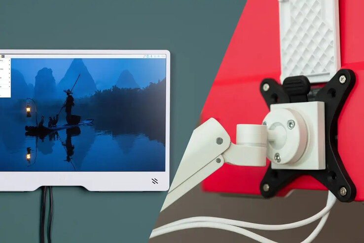 Raspberry Pi Foundation posiada uchwyt VESA umożliwiający przymocowanie monitora Raspberry Pi do zewnętrznej podstawki. (Źródło obrazu: Raspberry Pi)