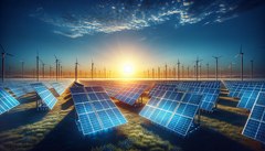 Naukowcy z Uniwersytetu w Kioto stworzyli pierwsze ogniwo słoneczne BPVE, które można kontrolować magnetycznie. (Źródło zdjęcia: DallE3)