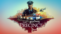 Oficjalna grafika przewodnia gry The Precinct, przedstawiająca oficera Nicka Cordella Jr. i główne motywy wizualne (źródło obrazu: Fallen Tree Games via Games Press)