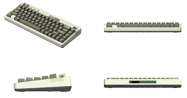 Design klawiatury 8BitDo Retro 68 Keyboard AP50th Limited Edition jest inspirowany modelem Apple II.