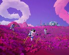 Astroneer to gra craftingowa science-fiction z trybem kooperacji dla czterech graczy i mnóstwem jasnych kolorów. (Źródło obrazu: Steam)