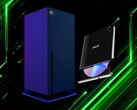 Napęd Blu-ray widoczny obok konsoli Xbox z projektu Helix