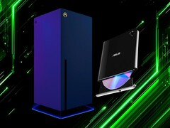 Napęd Blu-ray widoczny obok konsoli Xbox z projektu Helix