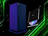 Napęd Blu-ray widoczny obok konsoli Xbox z projektu Helix