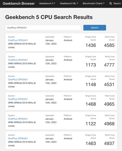 (Źródło obrazu: Geekbench)