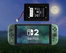 Wymiana baterii przedstawiona powyżej – konsola Switch 2 z okazji 40. rocznicy serii Zelda