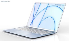Nowy 12,9-calowy MacBook prawdopodobnie pojawi się w jasnoniebieskiej wersji kolorystycznej.