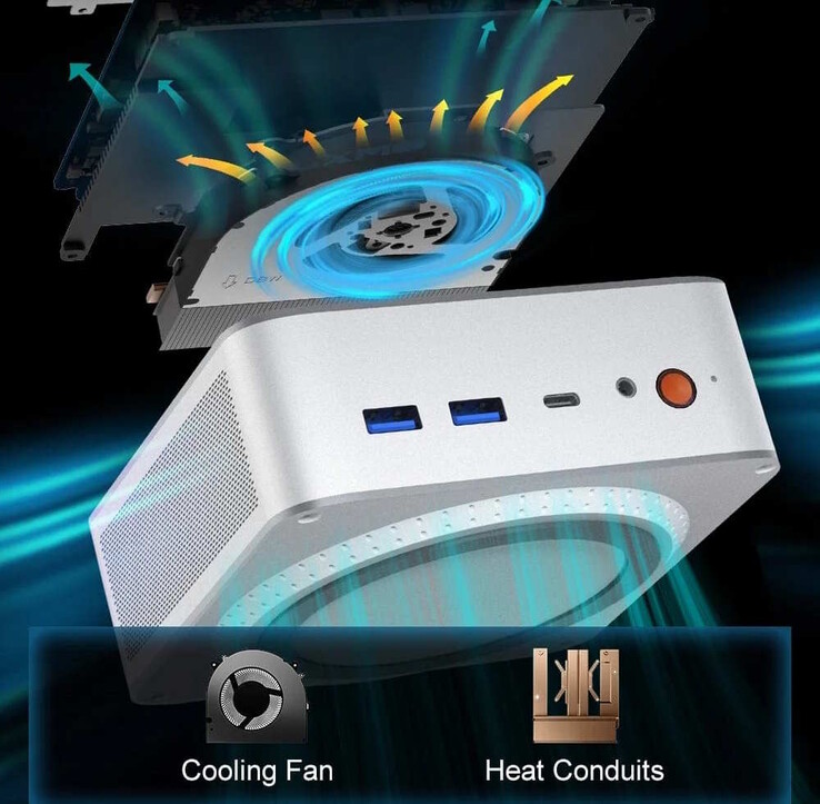 Mini PC z procesorem Core i9 jest aktywnie chłodzony (źródło obrazu: Ninkear)