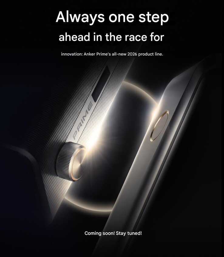Plakat teaserowy Weibo dla serii ładującej 2026 Anker Prime (przetłumaczone maszynowo)